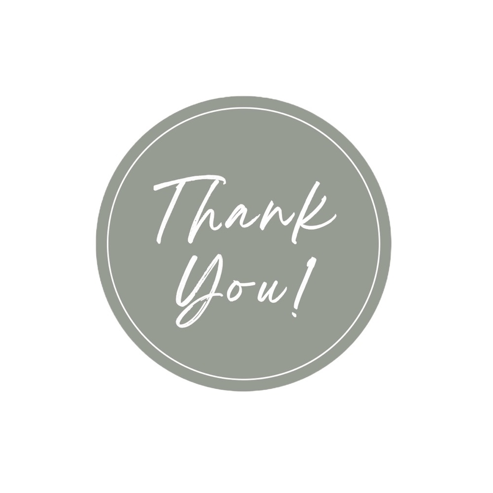 Thank You Sticker